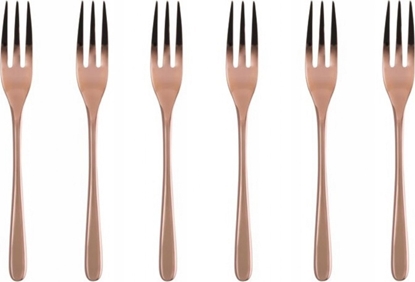 Attēls no Sambonet Taste cake fork set 6 pcs  copper