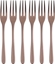 Attēls no Sambonet Taste PVD 6 Cake Fork Set