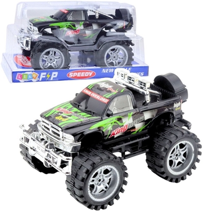 Attēls no Samochód Terenowy King Z Napdem Na Ty Zielono-Czarny 27cm LEAN Toys