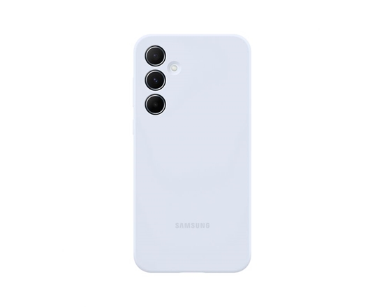 Picture of Samsung - EF-PA556TLE Samsung Silicone Cover for Galaxy A55 5G Light Blue