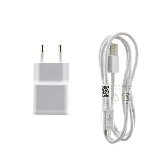 Picture of EP-TA50EWE + ECB-DU4AWE Samsung 8W Travel Charger 