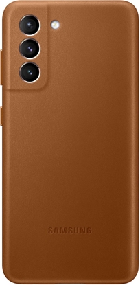 Picture of Samsung - Galaxy S21 Plus Leather Cover Brown