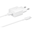 Attēls no Samsung EP-T1510EWE + EP-DA705BWE Samsung 15W Travel Charger + USB-C/USB-C Data Cable White (OOB Bulk)