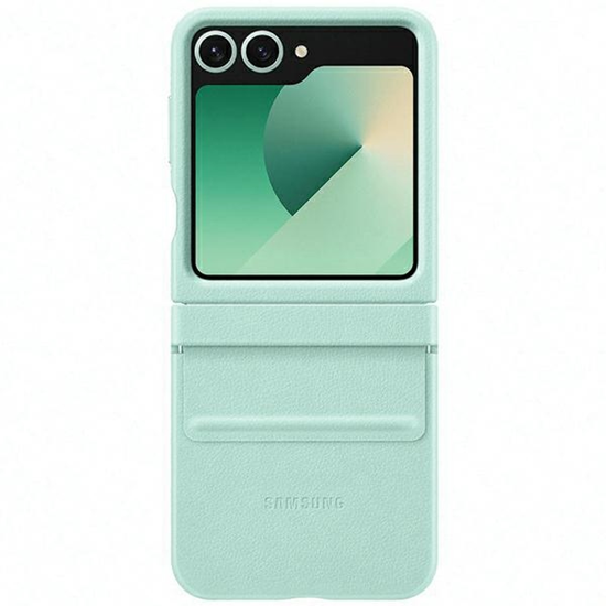 Изображение Samsung Case Samsung EF-VF741PMEGWW Z Flip6 F741 mint Flap ECO-Leather Case