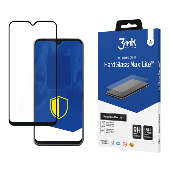 Picture of Samsung Galaxy A20e Black - 3mk HardGlass Max Lite