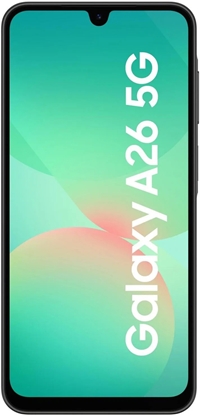 Attēls no Samsung Galaxy A26 (A266) (Black) Dual SIM 6.7“ Super AMOLED 1080x2340/2.4GHz&2.4GHz/256GB/8GB RAM/Android 15/WiFi,BT,5G | Samsung