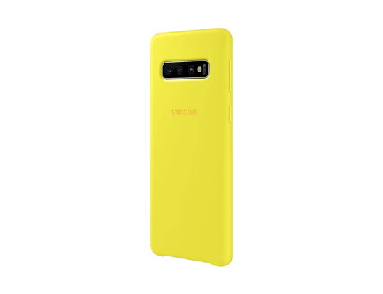 Picture of Samsung Galaxy S10 Silicone Cover EF-PG973TYEGWW Yellow
