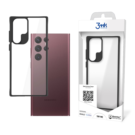 Изображение Samsung Galaxy S22 Ultra - 3mk Satin Armor Case+