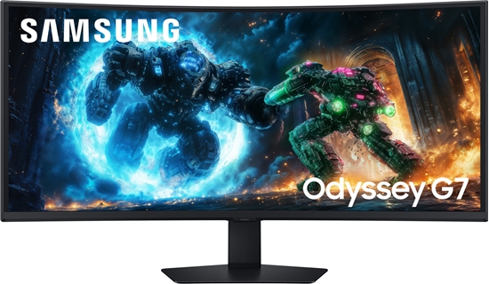 Изображение Samsung Odyssey G7 S40FG756EU - G75F Series - LED-Monitor - Gaming - gebogen - 101.6 cm (40") - 5120 x 2160 WUHD @ 180 Hz - VA - 350 cd/m2 - 3000:1 - DisplayHDR 600 - 1 ms - 2xHDMI, DisplayPort - Schwarz