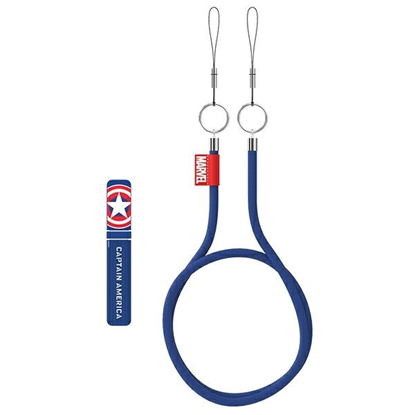 Picture of Podstawka Samsung Zestaw akcesoriów Samsung GP-TOU021HIILW do etui Protective Standing Cover S22/S22+/S22 Ultra Kapitan Ameryka Marvel niebieski