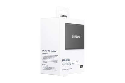 Изображение Samsung Portable SSD T7 1 TB USB Type-C 3.2 Gen 2 (3.1 Gen 2) Grey