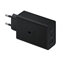 Picture of SAMSUNG POWER WALL CHARGER 65W TRIPLE 2XUSB-C + 1XUSB BLACK EP-T6530NBEGEU