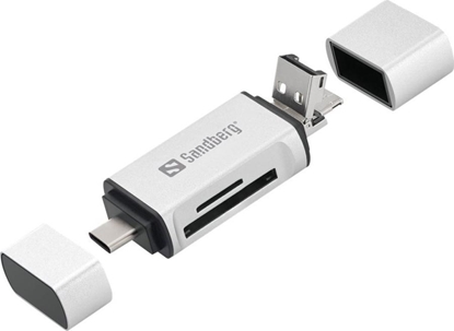 Изображение Sandberg Card Reader USB-C+USB+MicroUSB