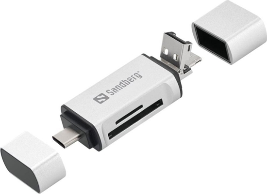 Изображение Sandberg Card Reader USB-C+USB+MicroUSB