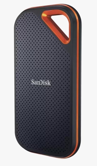 Picture of SANDISK BY WESTERN DIGITAL External SSD||Extreme Pro|1TB|USB-C|Write speed 2000 MBytes/sec|Read speed 2000 MBytes/sec|Proprietary|SDSSDE81-1T00-G25
