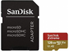 Picture of Sandisk Extreme 128GB MicroSDXC + Adapter