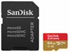 Изображение SanDisk Extreme 64GB microSDXC + Adapter