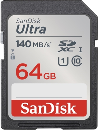 Picture of SanDisk Ultra 64 GB SDXC UHS-I Class 10