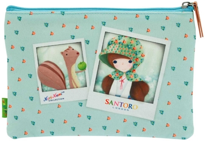 Picture of Santoro Paska saszetka z dwoma suwakami - An Apple A Day (252555)