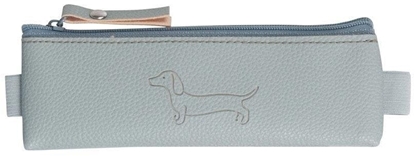 Изображение Saszetka mini z gumk na zeszyt Sharky jasno szara