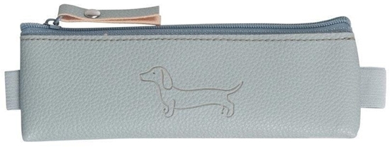 Изображение Saszetka mini z gumk na zeszyt Sharky jasno szara