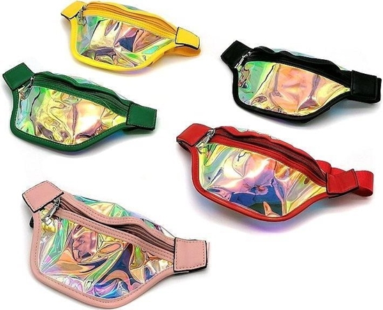 Изображение Saszetka nerka hologramowa 27x13cm MIX