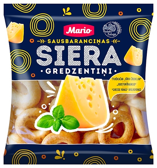 Picture of Sausbaranciņas MARIO mazās Siera gredzentiņi, 200g