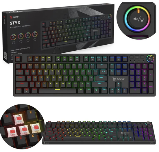 Picture of Savio STYX Outemu Keyboard Hot Swap / RGB