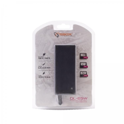 Attēls no Sbox Adapter for Dell Notebooks DL-65W