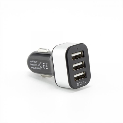 Attēls no Sbox Car Charger CC-331B 3.1A black/grey