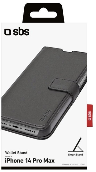 Изображение SBS TEBKWALIP1467PK, Wallet case, Apple, iPhone 14 Pro Max, 17 cm (6.7"), Black