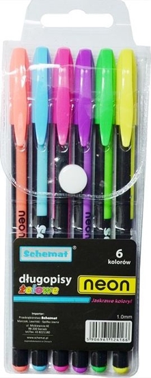 Picture of SCHEMAT Dugopisy elowe 4166 neon 6 kol. Schemat TARGI