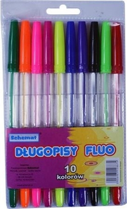 Picture of SCHEMAT Dugopisy fluo SCHEMAT 10 kolorów 8874 Schemat
