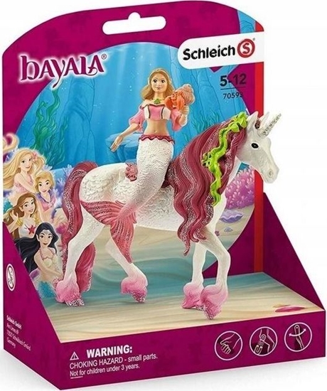 Picture of Schleich bayala Mermaid Feya on Unterwater Unicorn       70593