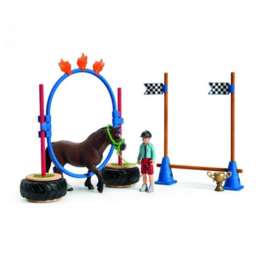 Изображение Schleich Farm World        42482 Pony Agility Race