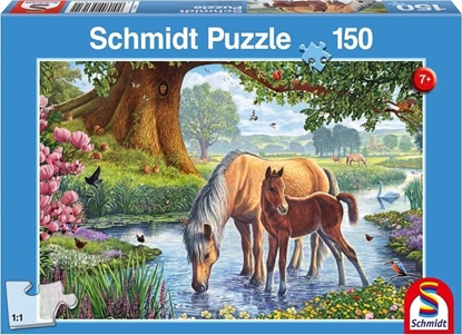Picture of Schmidt Spiele Puzzle 150 Konie przy strumieniu G3