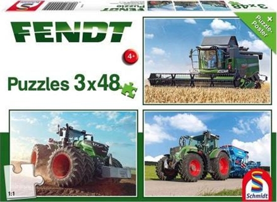 Picture of Schmidt Spiele Puzzle 3x48 Fendt G3