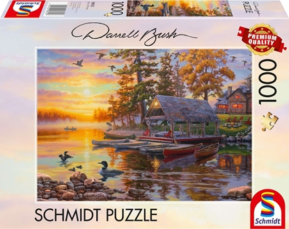 Picture of Schmidt Spiele Puzzle PQ 1000 DARREL BUSH Przysta kajakowa G3