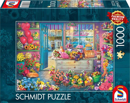 Изображение Schmidt Spiele Puzzle PQ 1000 Kwiaciarnia G3