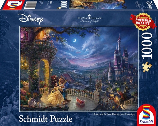 Изображение Schmidt Spiele Puzzle PQ 1000 Pikna i Bestia (Disney) G3