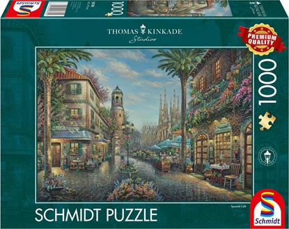 Изображение Schmidt Spiele Puzzle PQ 1000 THOMAS KINKADE Hiszpaska uliczka