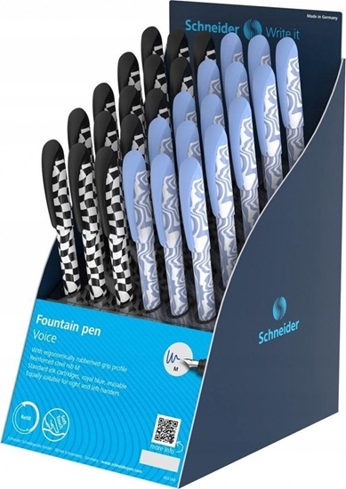 Picture of Schneider Display piór wiecznych SCHNEIDER Voice, M, 30 szt., mix kolorów