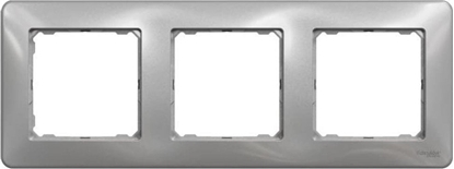 Изображение Schneider Electric Sedna Design, Ramka 3-krotna, srebrne aluminium