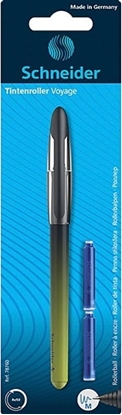 Attēls no Schneider Pióro kulkowe SCHNEIDER Voyage + 2 naboje, mix kolorów, blister