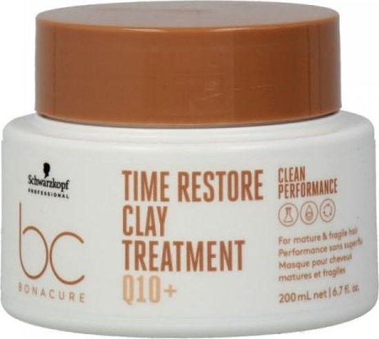 Picture of Schwarzkopf Maska do Wosów Cienkich Schwarzkopf Bonacure Time Restore Clay (200 ml)