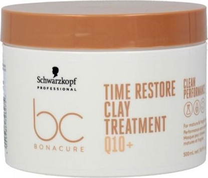 Изображение Schwarzkopf Maska do Wosów Cienkich Schwarzkopf Bonacure Time Restore Clay (500 ml)