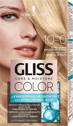 Picture of Schwarzkopf Schwarzkopf Gliss Color Care & Moisture Farba do wosów 10-0 ultra jasny naturalny blond 1op.
