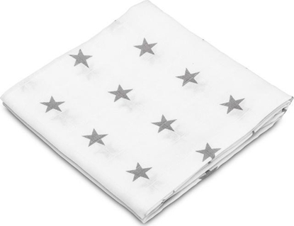 Изображение Sensillo PIELUCHA MULINOWA 70X80 CM GWIAZDKI SZARE 093 / 3677