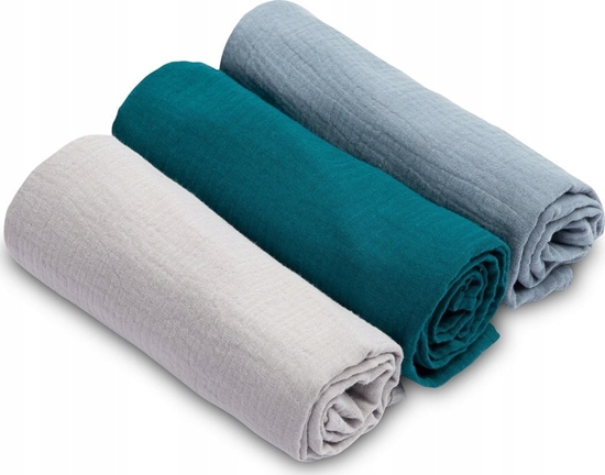 Picture of Sensillo PIELUCHA MULINOWA JEDNOLITA NIEBIESKA (Opak - 3 szt)