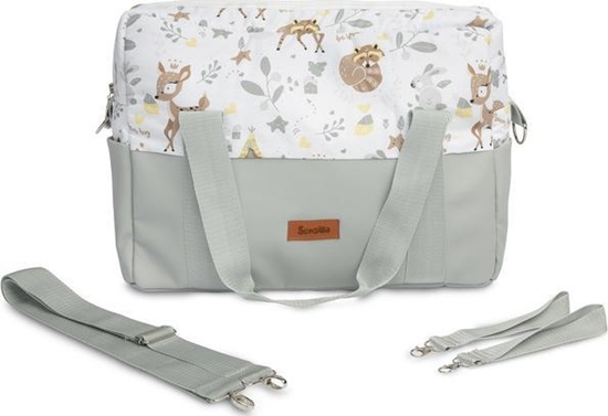 Picture of Sensillo Torba do wózka Lena przygoda Biaa 8623/8441